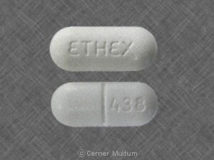 Image 1 - Imprint 438 ETHEX - Pseudovent 32 mg / 595 mg / 48 mg