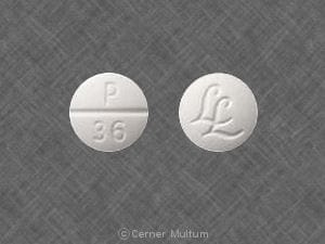 Image 1 - Imprint P 36 LL - pyrazinamide 500 mg