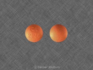 Image 1 - Imprint CL 220 - Senna S docusate sodium 50 mg / sennosides 8.6 mg