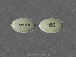 Imprint AMGEN 60 - Sensipar 60 mg