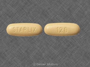 Imprint STARLIX 120 - Starlix 120 mg
