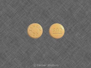 Imprint ZENECA 20 892 - Sular 20 mg