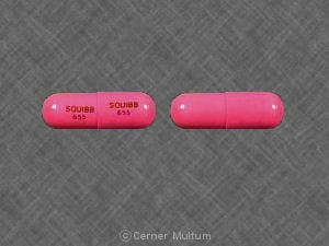 Image 1 - Imprint SQUIBB 655 SQUIBB 655 - Sumycin 250 mg
