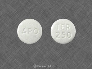 Image 1 - Imprint APO TER 250 - terbinafine 250 mg