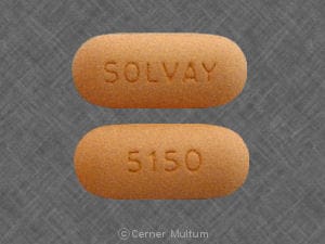 Image 1 - Imprint SOLVAY 5150 - Teveten HCT 600 mg / 25 mg