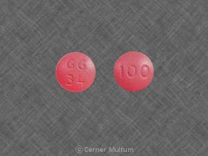 Imprint GG 34 100 - thioridazine 100 mg