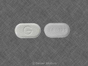 Imprint G TR 125 - triazolam 0.125 mg