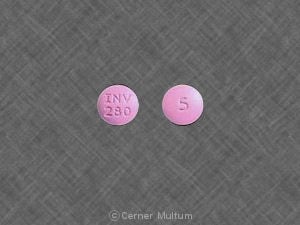 Image 1 - Imprint INV 280 5 - trifluoperazine 5 mg