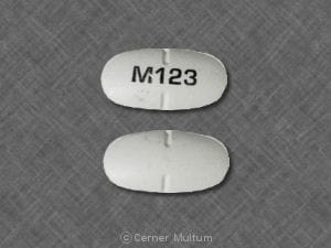 Image 1 - Imprint M123 - valacyclovir 1 gram