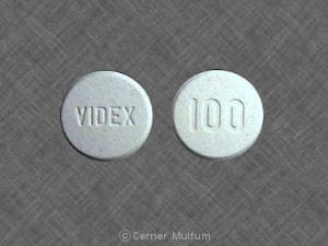 Imprint VIDEX 100 - Videx 100 mg