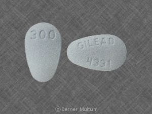 Imprint GILEAD 4331 300 - Viread 300 mg