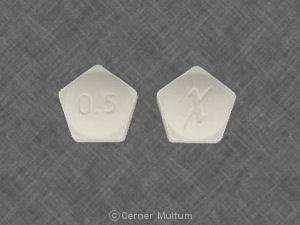 Imprint X 0.5 - Xanax XR 0.5 mg