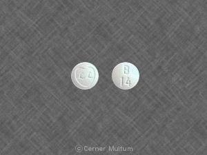 Imprint LL B 14 - Ziac 10 mg / 6.25 mg