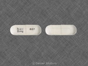 barr 25 mg 827 - Zonisamide