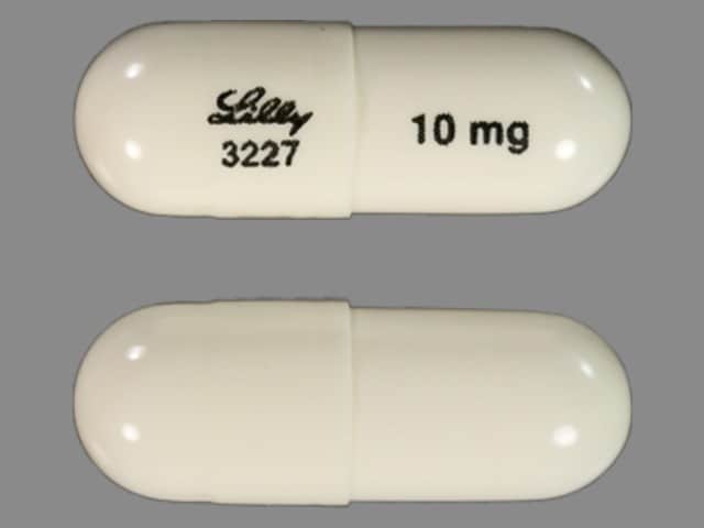 Imprint LILLY 3227 10 mg - Strattera 10 mg