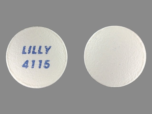 Imprint LILLY 4115 - Zyprexa 5 mg