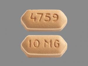 Imprint 10 MG 4759 - Effient 10 mg