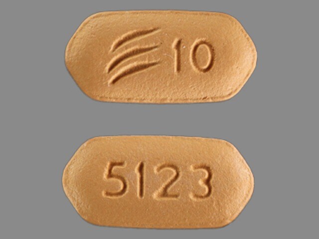 Image 1 - Imprint 5123 Logo 10 - Effient 10 mg