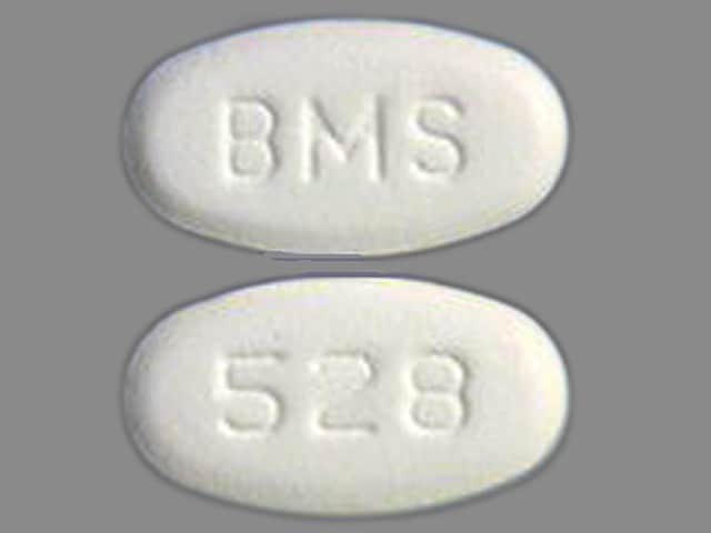 Imprint BMS 528 - Sprycel 50 mg