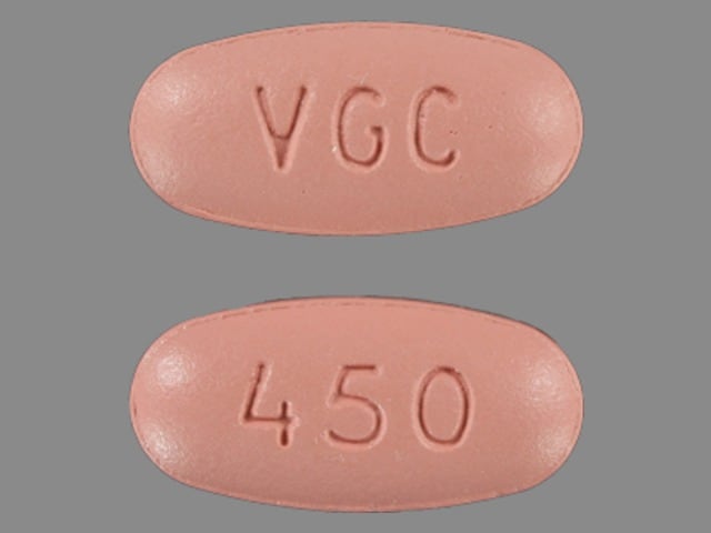 Imprint VGC 450 - Valcyte 450 mg