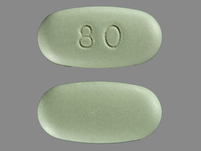 Image 1 - Imprint 80 - Janumet XR metformin extended-release 1000 mg and sitagliptin 50 mg