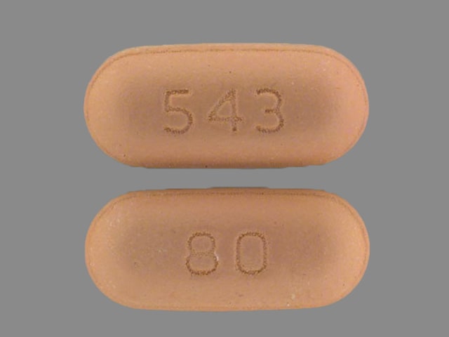 Image 1 - Imprint 543 80 - Zocor 80 mg