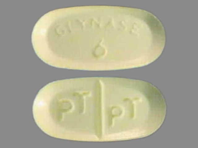 Image 1 - Imprint PT PT GLYNASE 6 - Glynase PresTab 6 mg