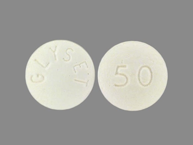 Imprint 50 GLYSET - Glyset 50 mg