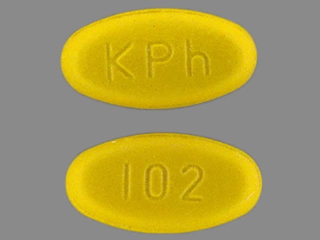 Image 1 - Imprint KPh 102 - Azulfidine EN-tabs 500 mg