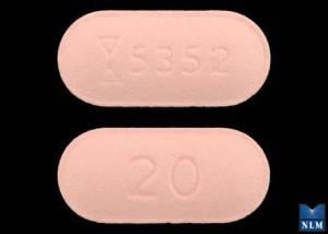 Image 1 - Imprint 20 Logo 5352 - benazepril 20 mg