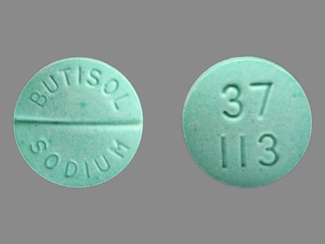 Imprint BUTISOL SODIUM 37 113 - Butisol Sodium 30 mg