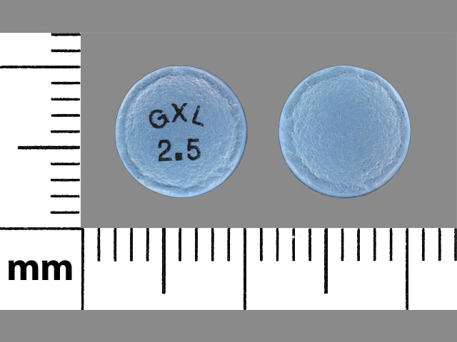 Imprint GXL 2.5 - Glucotrol XL 2.5 mg
