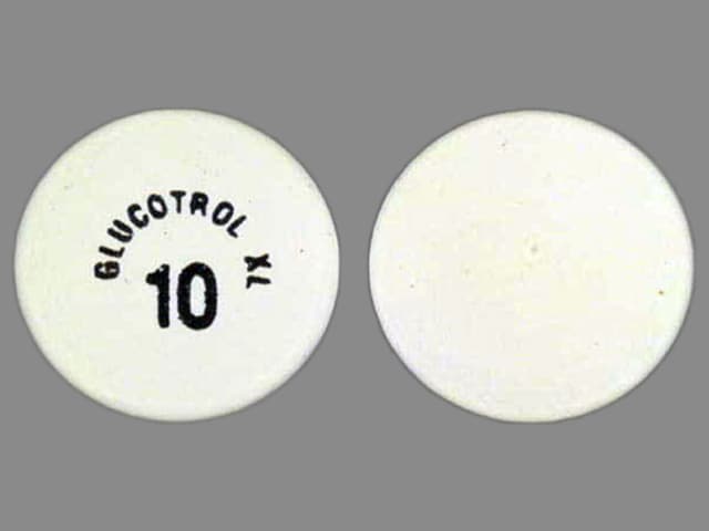 Image 1 - Imprint GLUCOTROL XL 10 - Glucotrol XL 10 mg