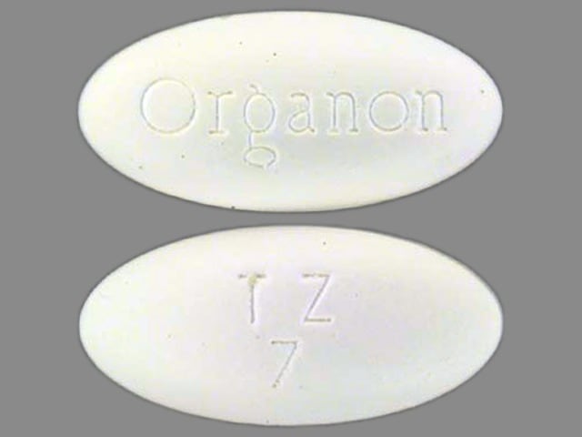 Image 1 - Imprint Organon T Z 7 - Remeron 45 mg