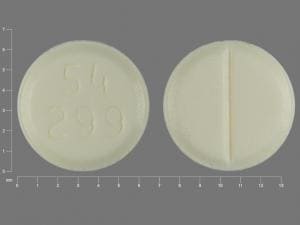 Imprint 54 299 - dexamethasone 0.5 mg