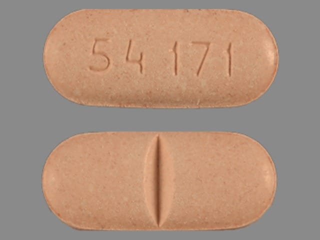 Image 1 - Imprint 54 171 - oxcarbazepine 600 mg