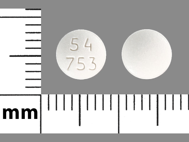 Imprint 54 753 - letrozole 2.5 mg