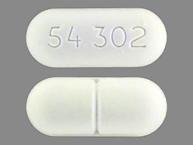 Imprint 54 302 - calcium carbonate 1250 mg