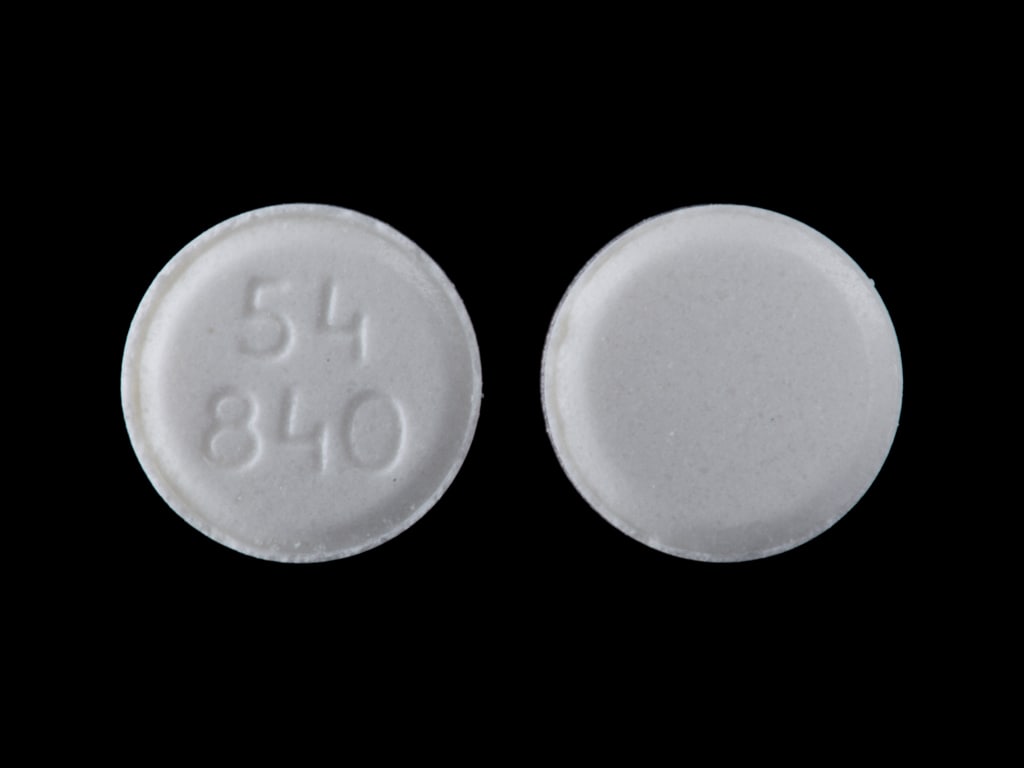 Pill Finder: 54 840 White Round - Medicine.com
