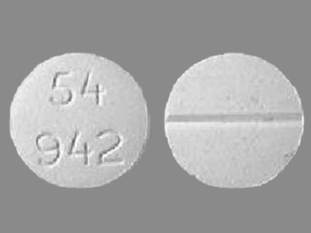 Imprint 54 942 - leucovorin 10 mg