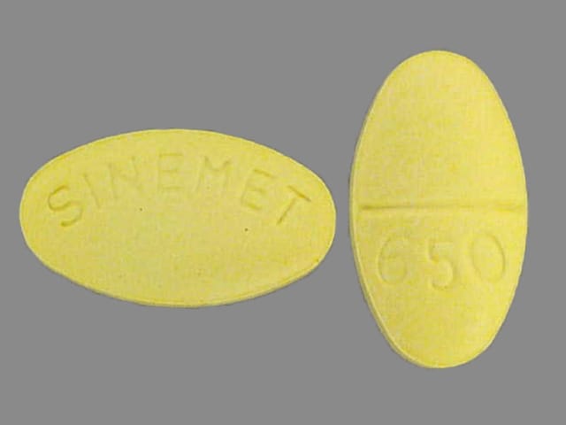 Imprint SINEMET 650 - Sinemet 25 mg / 100 mg