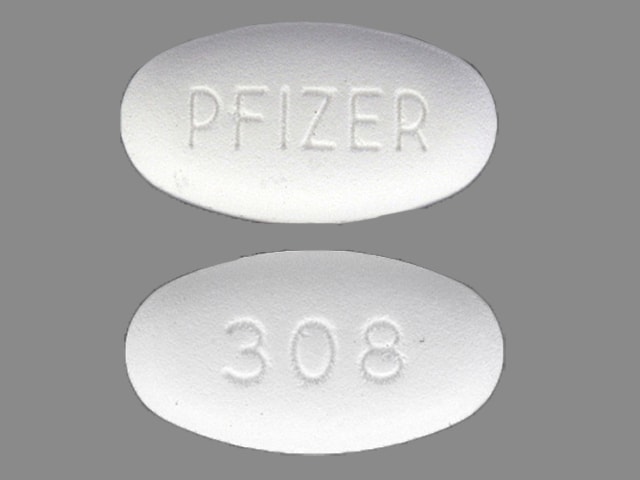 Image 1 - Imprint 308 PFIZER - Zithromax 600 mg