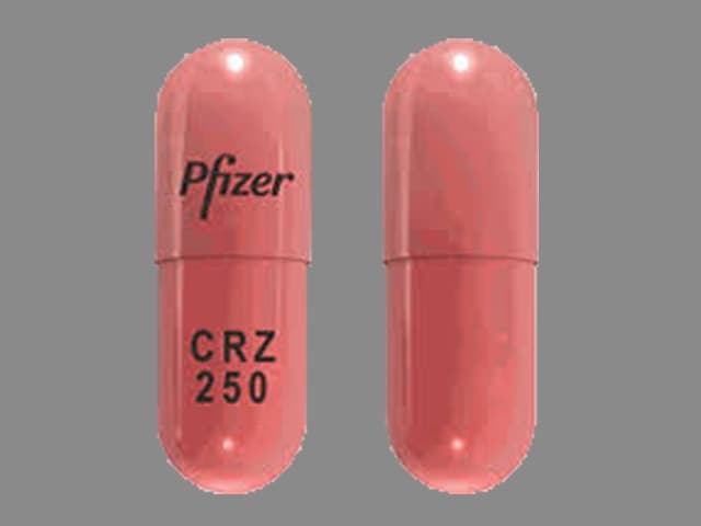 Imprint Pfizer CRZ 250 - Xalkori 250 mg