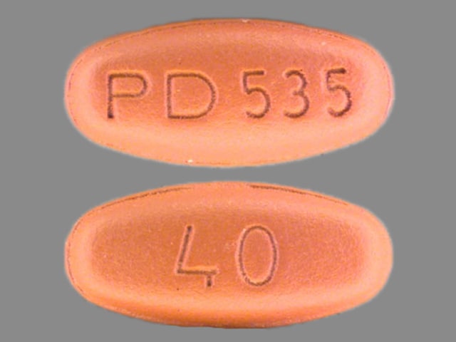 Image 1 - Imprint PD 535 40 - Accupril 40 mg
