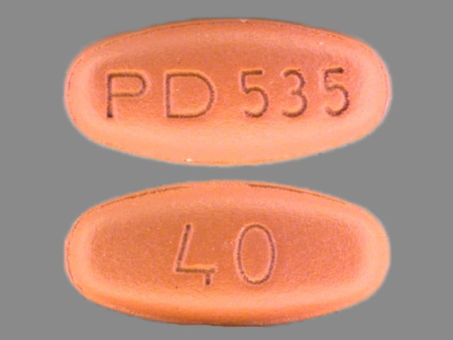 Image 1 - Imprint PD 535 40 - Accupril 40 mg