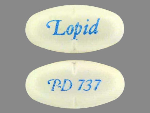 Imprint Lopid P-D 737 - Lopid 600 mg