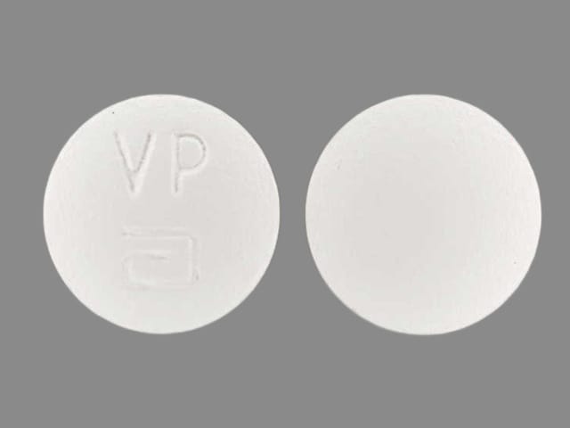 Image 1 - Imprint VP a - Vicoprofen 7.5 mg / 200 mg