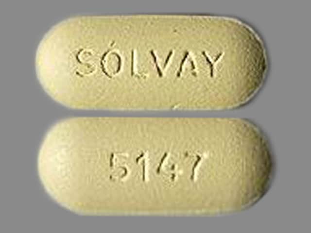 Image 1 - Imprint SOLVAY 5147 - Teveten HCT 600 mg / 12.5 mg