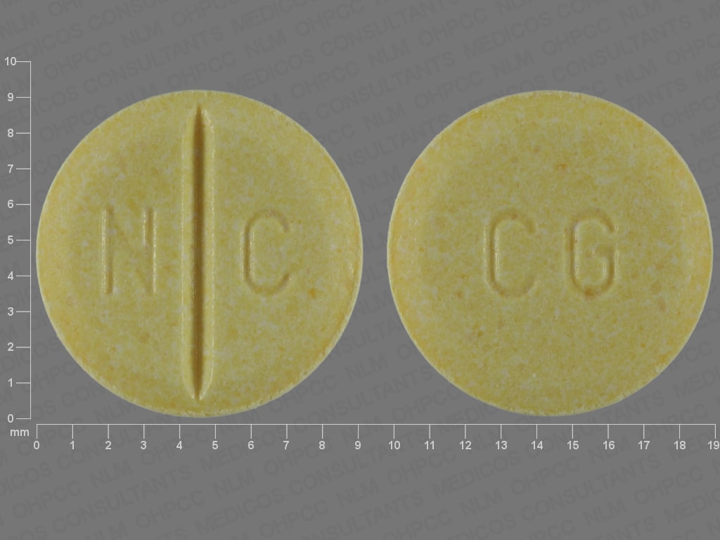 Imprint N C CG - Coartem artemether 20mg / lumefantrine 120mg