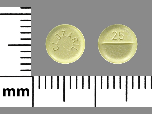 Image 1 - Imprint CLOZARIL 25 - Clozaril 25 mg